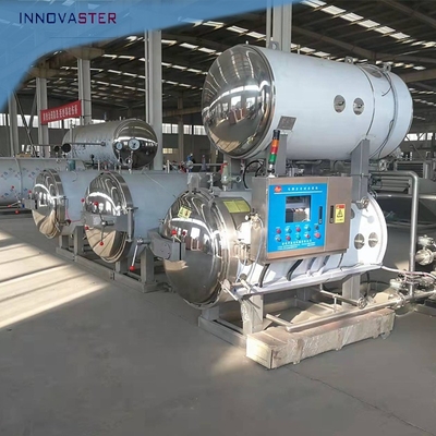Machine de rétort de stérilisation physique pour l'industrie de la transformation alimentaire à emballage flexible