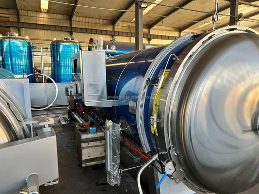 Machine de rétort de stérilisation physique pour l'industrie de la transformation alimentaire à emballage flexible