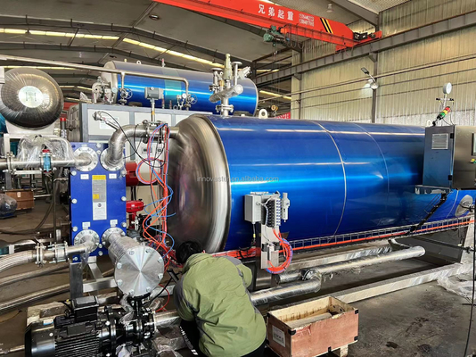 Appareil de rétorsion de bouteille liquide à vapeur auxiliaire à vapeur à eau horizontale