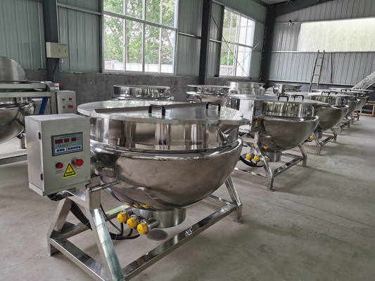 Chaudeuse à chauffage électrique en acier inoxydable 304 pour la sauce à la caramel de pâte de haricots rouges