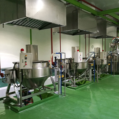 Chauffage à l'huile Automatique industriel à gaz Cuisiner à la chaudière en acier inoxydable