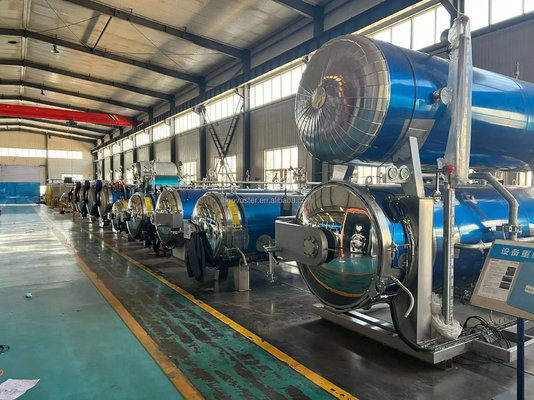 Machine de rétortation par lots entièrement automatique multifonctionnelle pour la stérilisation par immersion dans l'eau