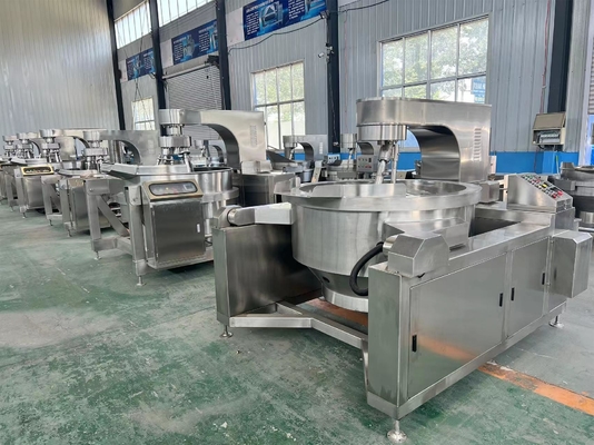 Machine à bouilloire à vapeur à camouflage planétaire pour la transformation et la cuisson des aliments épais