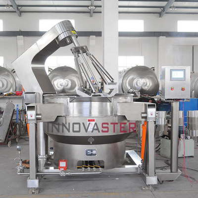 Chaudeuse à gaz à vapeur polyvalente à inclinaison à bouillonnage pour usine de transformation des légumes