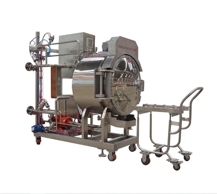 Machine de rétortation de récipient sous pression à haute pression cylindrique pour transformation alimentaire personnalisée
