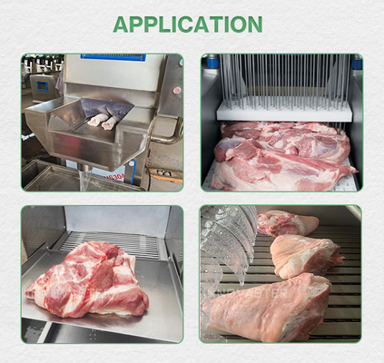 Injecteur automatique de saumure de bœuf et de poulet en acier inoxydable 304 pour l'injection de solution saline de viande