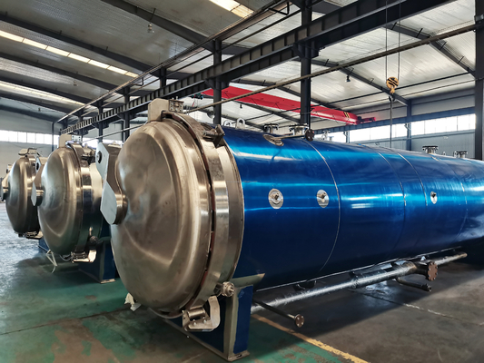 380V machine automatique de stérilisation par pulvérisation de vapeur de thon en conserve