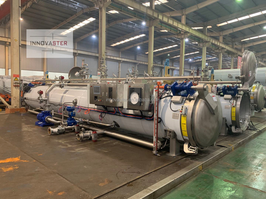 Autoclave économique pour la transformation et la stérilisation des conserves de sardines, de thon, de bœuf et de moutons