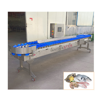Machine de tri du poids des fruits de mer de crevettes et de crabes intelligentes avec un équipement de l'industrie alimentaire de 2500 W