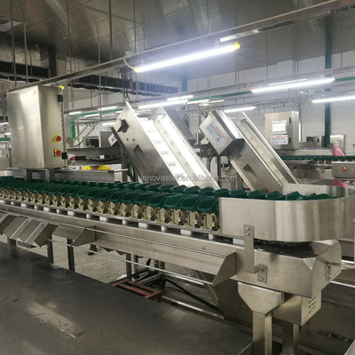 Machine à trier le poisson d'huître à poids rotatif à grande vitesse à plateaux multiples pour la transformation de la viande