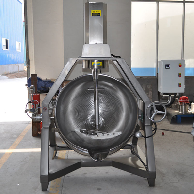 615 kg bouilloire semi-automatique avec mélangeur pour la production à grande échelle