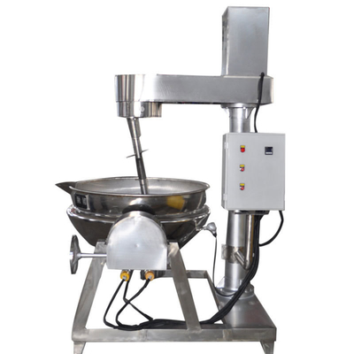 Cuisinière à gaz semi-automatique industrielle Planète à chaudière avec grande capacité de cuisson