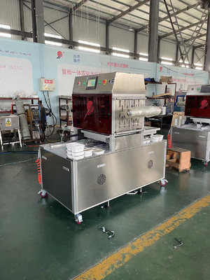 Machine d'emballage à atmosphère modifiée à propulsion électrique pour les fruits frais dans le type de boîtier
