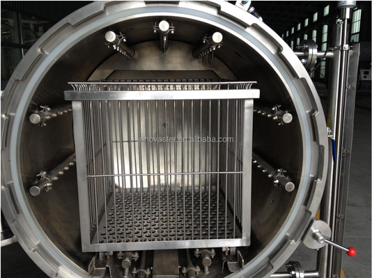 Stérilisation par lots de précision Mini Retort Stérilisateur à autoclave avec 1 kW de puissance