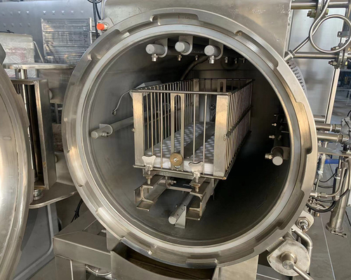 F0 Compresseur d'air d'autoclave horizontale Stérilisateur à rétort pour milieu d'eau