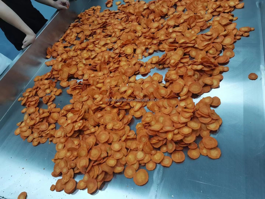 Machine à frire à l'huile de cercle de capacité personnalisée pour les chips à fruits professionnels
