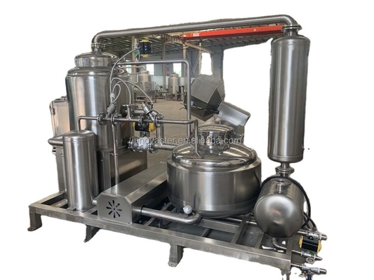 Machine à frire à l'huile de cercle de capacité personnalisée pour les chips à fruits professionnels