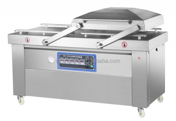 Machine à conteneurs alimentaires à vide à double chambre pour appareils