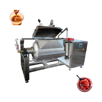 615 kg d'argent cuisinière à vide pour sirop de coco horizontal personnalisé / canne à sucre / confiture