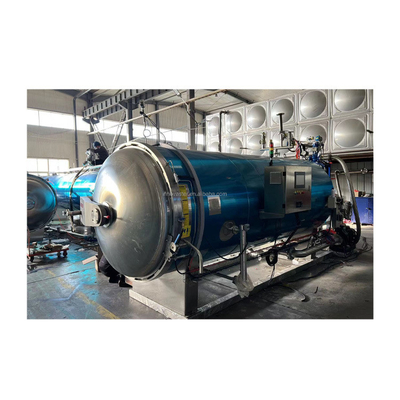 Stérilisateur de crabe à rétorsion à air à vapeur multi-fonctionnel entièrement automatique