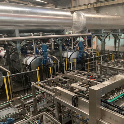 Fabrication d'installations de chargement et de déchargement automatiques pour les plateaux de retort