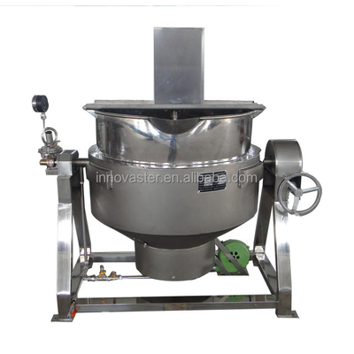 220V/230V/380V/415V/440V agitateur à inclinaison manuelle bouilloire de cuisson pour sauce