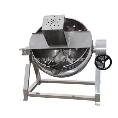 Cuisinière en acier inoxydable à pâte de haricots sauce pour agiteur manuel machine à faire frire Wok