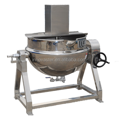 Cuisinière en acier inoxydable à pâte de haricots sauce pour agiteur manuel machine à faire frire Wok