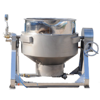 Chaudron à chauffage à vapeur/électrique/gaz/électromagnétique durable avec mélangeur d'agitateur