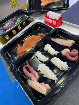Machine automatique d'emballage sous vide pour l'affichage des aliments frais dans leur intégralité