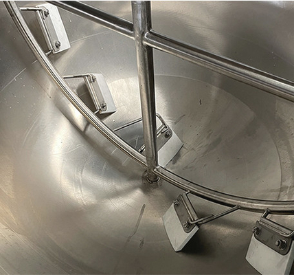 Veste de cuisine avec mélangeur agitant et acier inoxydable de 400 kg