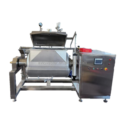 Électricité/vapeur/huile de chauffage sous vide Axe horizontal mélangeur bouilloire pour produit épais