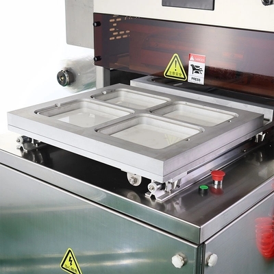 Machine d'emballage automatique à vide à atmosphère modifiée pour emballage de boîtes
