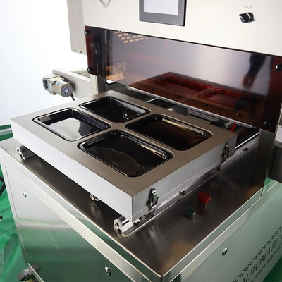 Machine d'emballage automatique à vide à atmosphère modifiée pour emballage de boîtes
