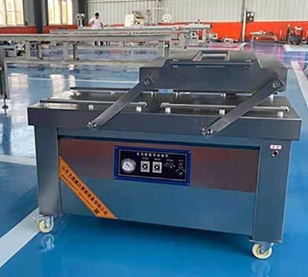 Machine d'emballage à double chambre sous vide facile à utiliser pour un emballage sous vide durable