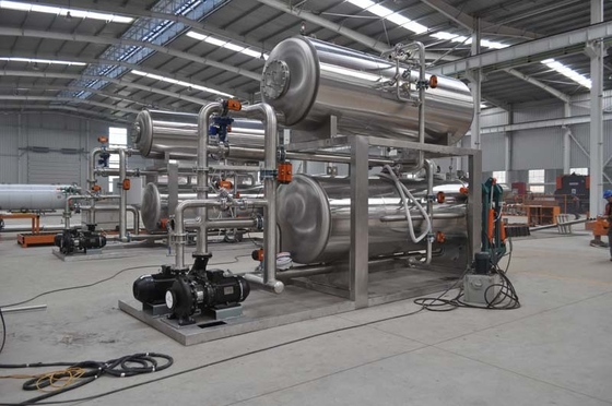 Machine de retort de nourriture en conserve directe à la vapeur de 1 kW et d'acier inoxydable 304