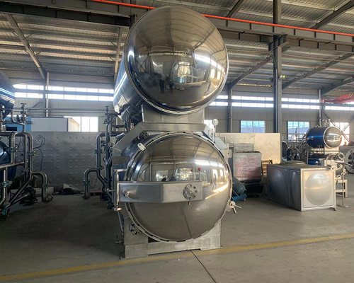 Machine de retort de nourriture en conserve directe à la vapeur de 1 kW et d'acier inoxydable 304