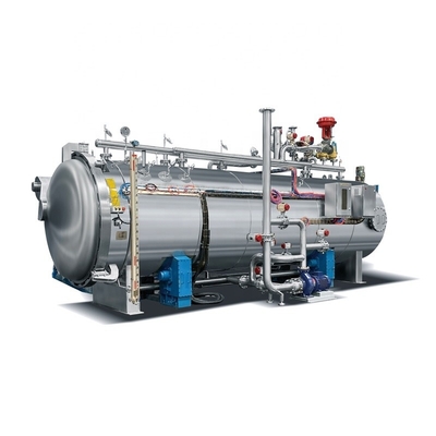 Stérilisation physique Autoclave alimentaire horizontale Stérilisation à la vapeur Machine de rétortation de cuisson 1 kW