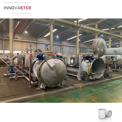 Stérilisation physique Autoclave alimentaire horizontale Stérilisation à la vapeur Machine de rétortation de cuisson 1 kW