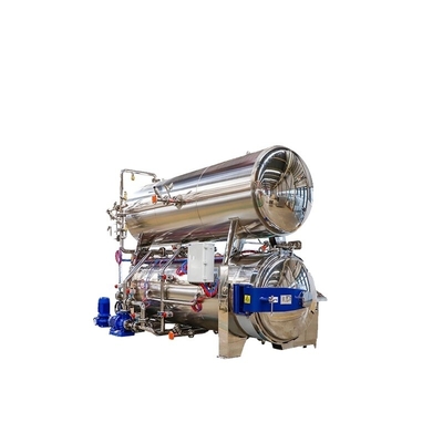 Machine de rétorsion par immersion dans l'eau pour la stérilisation des aliments pour poulet et viande en poche Taille 1100*1200*1500MM