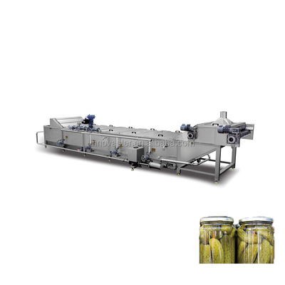 Pasteuriseur/Tunnel de la machine pour la pasteurisation Temps de 6 à 50 min de boîtes de la classe des conserves de cornichons
