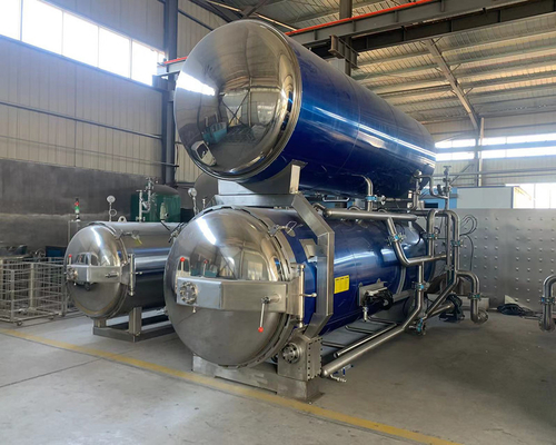 Acier inoxydable 500 kg Retour à l'eau chaude pour la cuisson des aliments en grande quantité