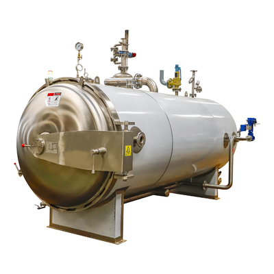 Stérilisateur à rétort à vapeur directe Machine d'autoclave pour aliments en conserve Technologie de pointe