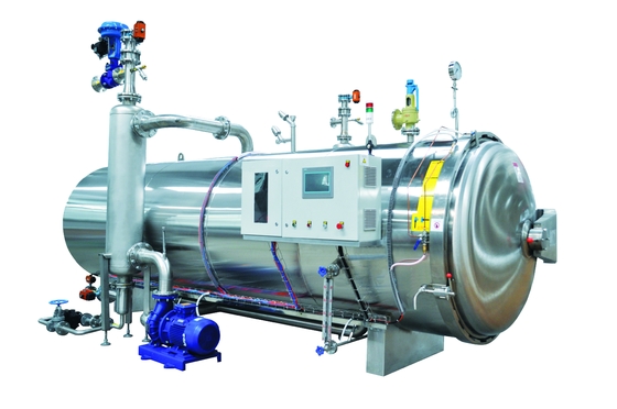 Stérilisateur à rétort à vapeur directe Machine d'autoclave pour aliments en conserve Technologie de pointe