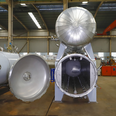 Stérilisateur à rétort à vapeur directe Machine d'autoclave pour aliments en conserve Technologie de pointe