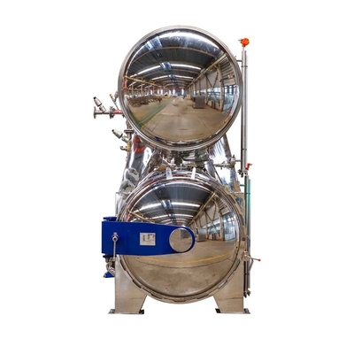Rétorse rotative automatique d'immersion dans l'eau de 38w pour machine de stérilisation de conserves épaisses