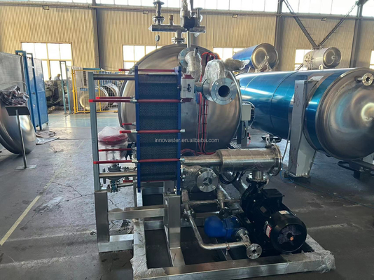 Facile à utiliser machine de rétrécissement à l'eau à la vapeur pour les repas prêts à manger