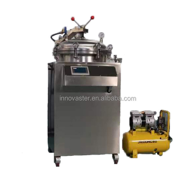 Rétorse de stérilisation verticale de petite taille pour nourriture en sacs 4,5-15kw chauffage électrique