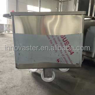 Carreaux de transfert en acier inoxydable 304 pour le transfert rapide et tournant de matériaux alimentaires