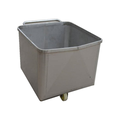 Transporteur en acier inoxydable 304 pour le stockage et le transfert de matières de viande ou de poisson
